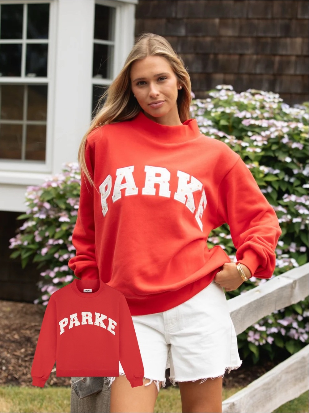 PARKE * RUBY * Maggie & Emma Varisty Mockneck
